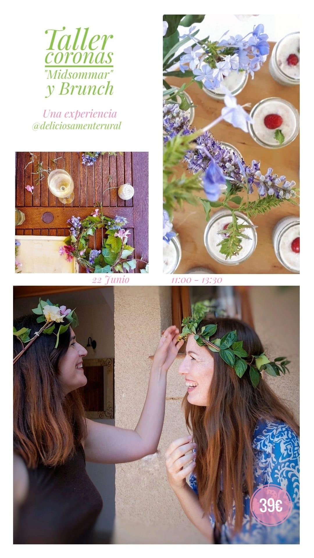 EXPERIENCIA “TALLER DE CORONAS, MIDSOMMAR Y BRUNCH”
