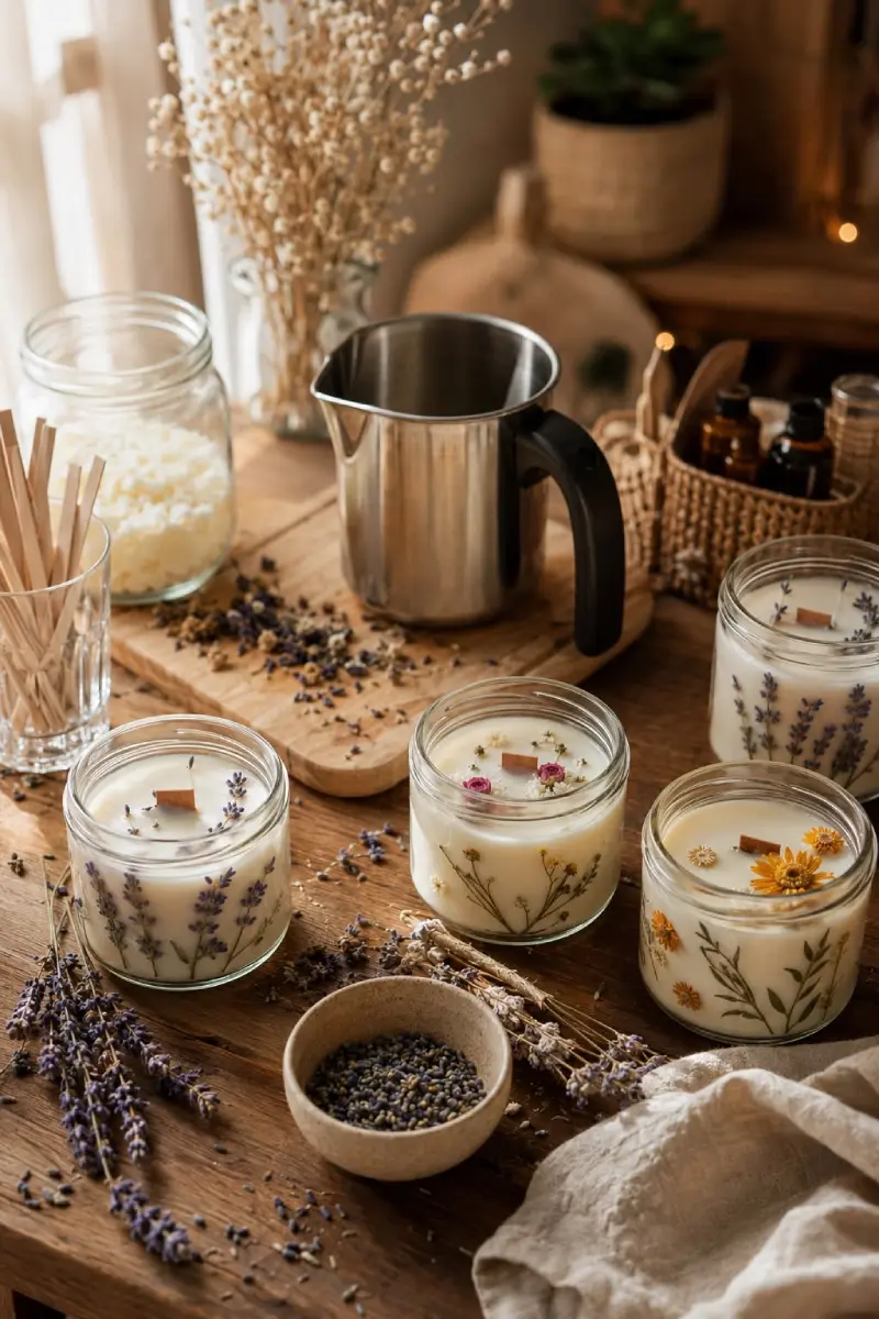 Taller de velas artesanales