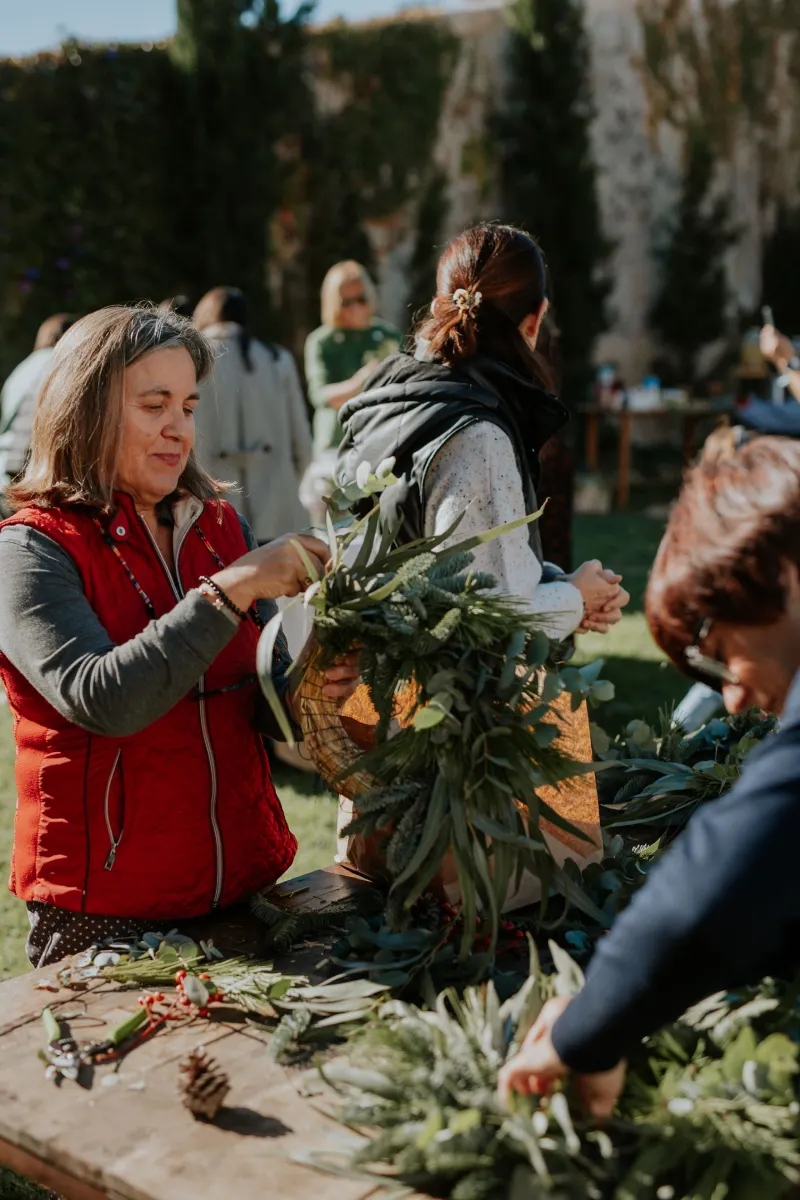 Taller de coronas florales
