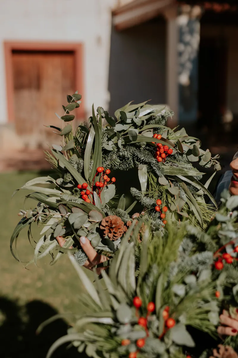 Taller de coronas florales